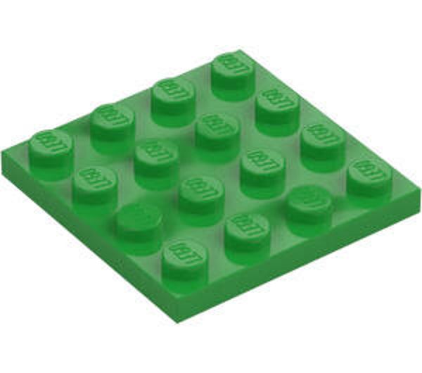 LEGO® 4617799 - PLATE 4X4 - BRIGHT GREEN
