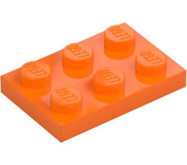LEGO® 4125278 - PLATE 2X3 - BRIGHT ORANGE