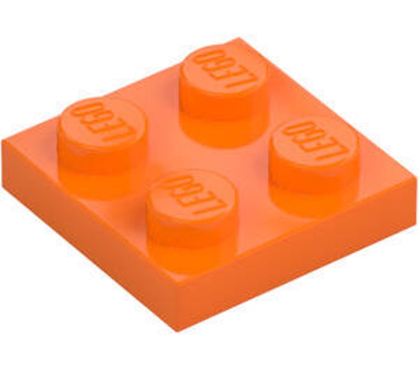 LEGO® 4159007 - PLATE 2X2 - BRIGHT ORANGE