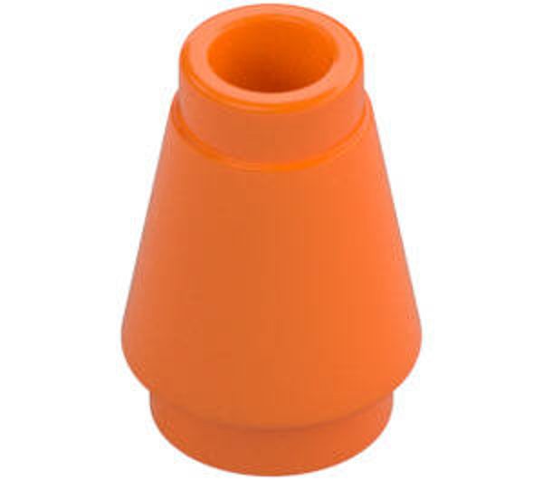 LEGO® 4518029 - CONE SMALL 1X1 - BRIGHT ORANGE
