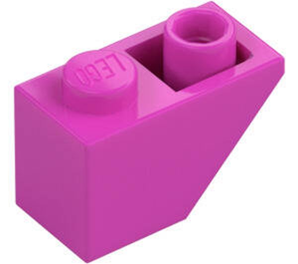 LEGO® 4622743 - SLOPE 1X2, 45°, INVERTED - BRIGHT PURPLE