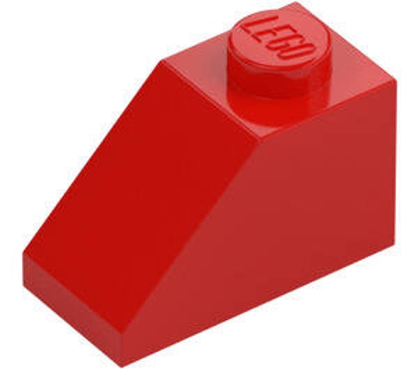 LEGO® 4121934 - SLOPE 1X2, 45° - BRIGHT RED