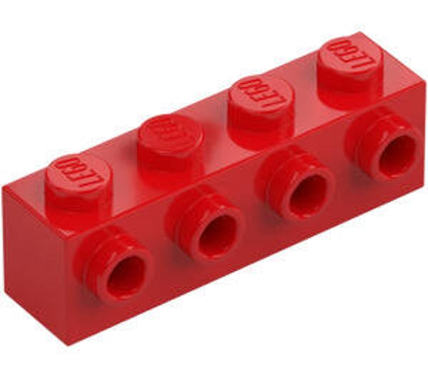 LEGO® 4157223 - BRICK 1X4 WITH 4 KNOBS - BRIGHT RED