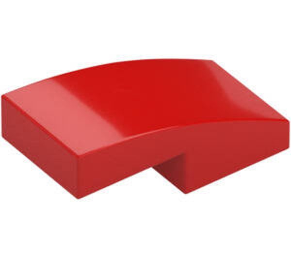 LEGO® 6029946 - PLATE 1X2X2/3 WITH BOW - BRIGHT RED
