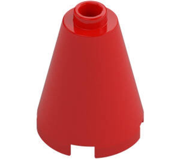 LEGO® 6056297 - CONE 2X2X2 - BRIGHT RED