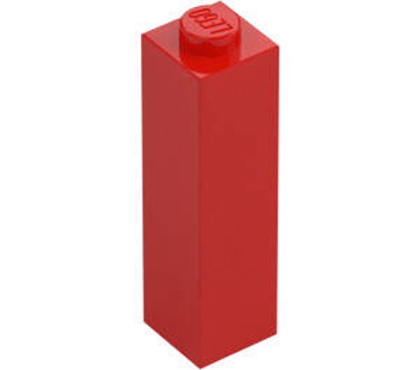 LEGO® 6061700 - BRICK 1X1X3 - BRIGHT RED