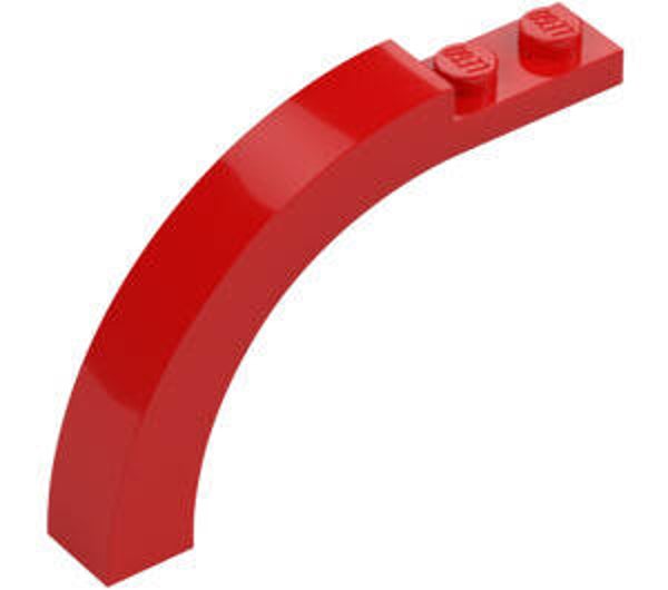 LEGO® 6297822 - BRICK 1X1X3 1/3 WITH ARCH - BRIGHT RED