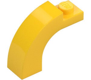 LEGO® 4652261 - BRICK 1X3X2 WITH INSIDE AND OUTSIDE BOW - BRIGHT YELLOW