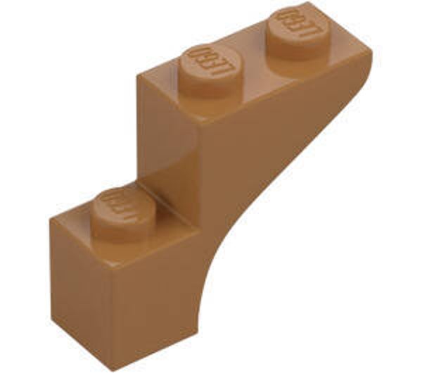 LEGO® 4568955 - BRICK 1X3X2 WITH BOW - MEDIUM NOUGAT