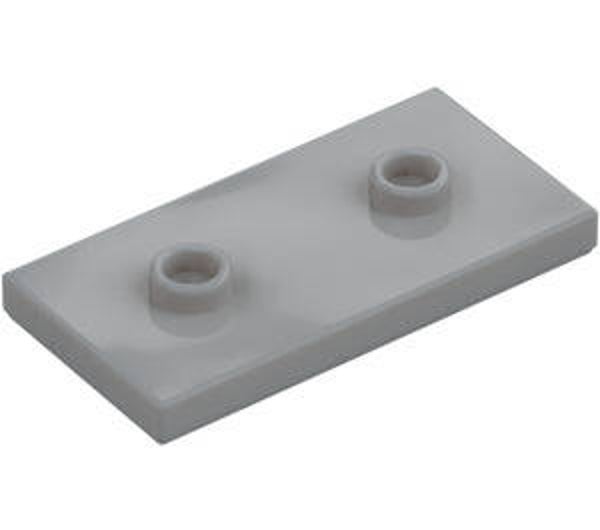 LEGO® 6472550 - PLATE 2X4 WITH 2 KNOBS - MEDIUM STONE GRAY