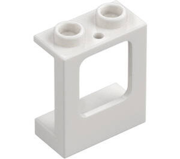 LEGO® 4507685 - WALL 1X2X2 WITH WINDOW - WHITE