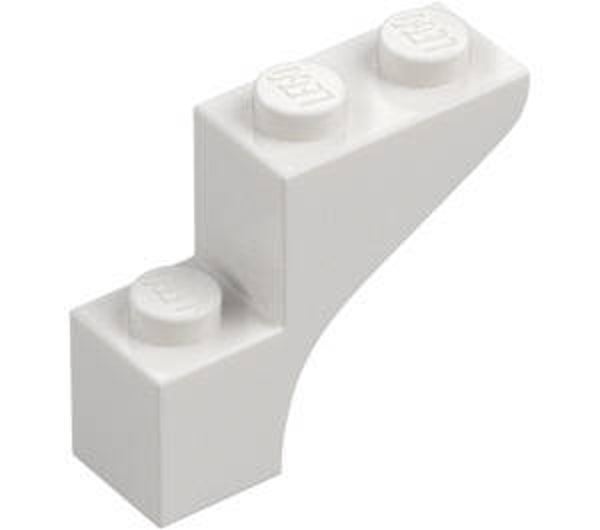 LEGO® 4568956 - BRICK 1X3X2 WITH BOW - WHITE