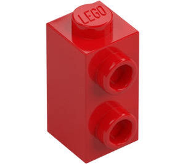 LEGO® 6187620 - BRICK 1X1X1 2/3 WITH VERTICAL KNOBS - BRIGHT RED