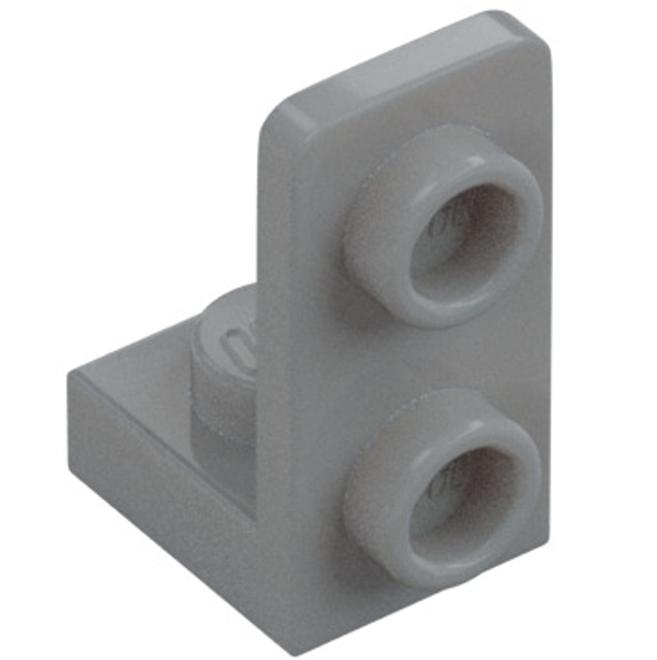 LEGO® 6345639 - PLATE 1X1 WITH 1,5 PLATE 1X2, UPWARDS - MEDIUM STONE GRAY