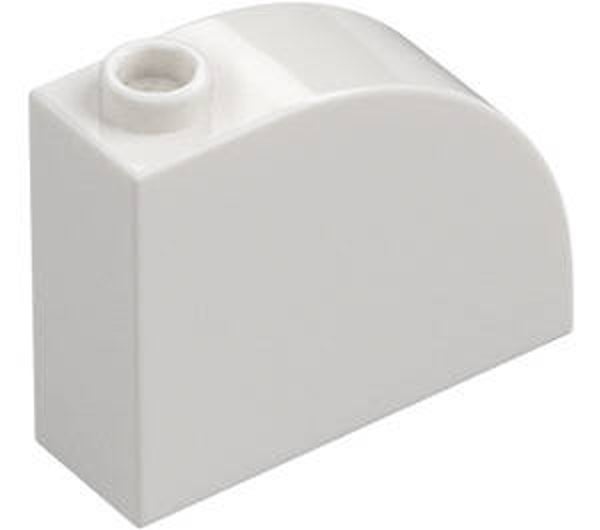 LEGO® 4141668 - BRICK 1X3X2 WITH OUTSIDE BOW - WHITE