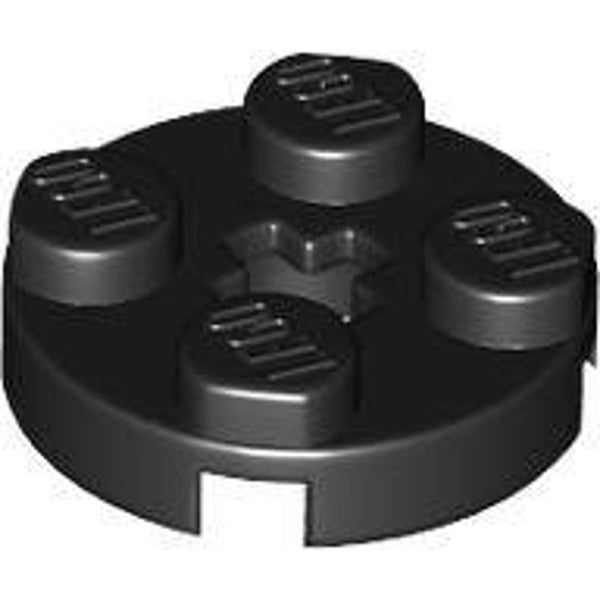 LEGO® 403226 - ROUND PLATE 2X2 - BLACK