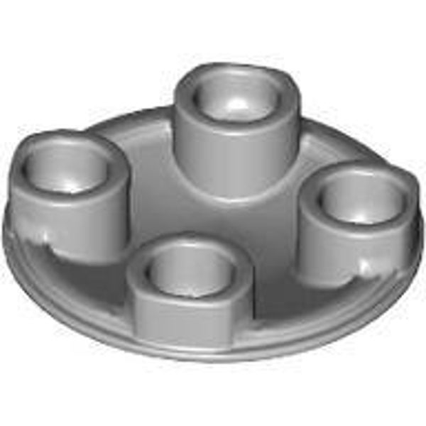 LEGO® 4278273 - SLIDE SHOE ROUND 2X2 - MEDIUM STONE GRAY
