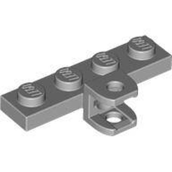 LEGO® 4667166 - PLATE 1X4 WITH BALL SOCKET - MEDIUM STONE GRAY