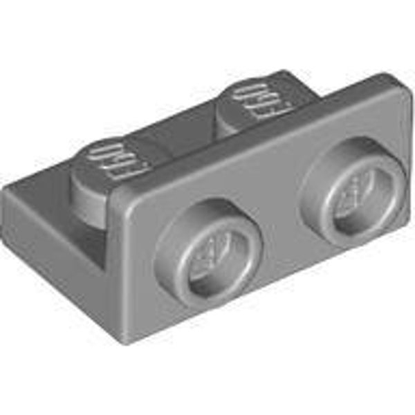 LEGO® 6004990 - ANGULAR PLATE 1X2, 1,5 BOTTOM 1/2 - MEDIUM STONE GRAY