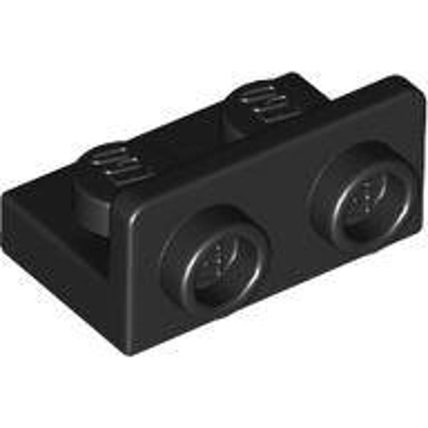 LEGO® 6020193 - ANGULAR PLATE 1X2, 1,5 BOTTOM 1/2 - BLACK