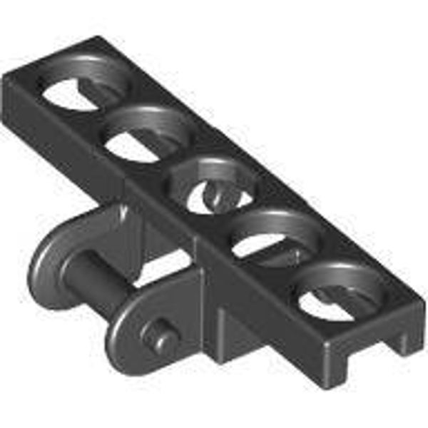 LEGO® 6047885 - CHAINS M PLATE M5 WITH HOLE Ø3,2 - BLACK