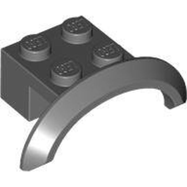 LEGO® 6170503 - BRICK 2X4X1 WITH SCREEN, N° 2 - DARK STONE GRAY
