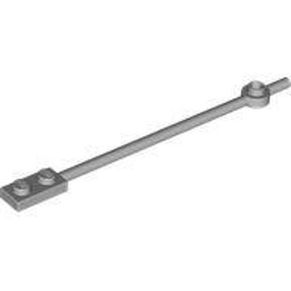 LEGO® 6277023 - PLATE 1X2 WITH SHAFT 12M - MEDIUM STONE GRAY