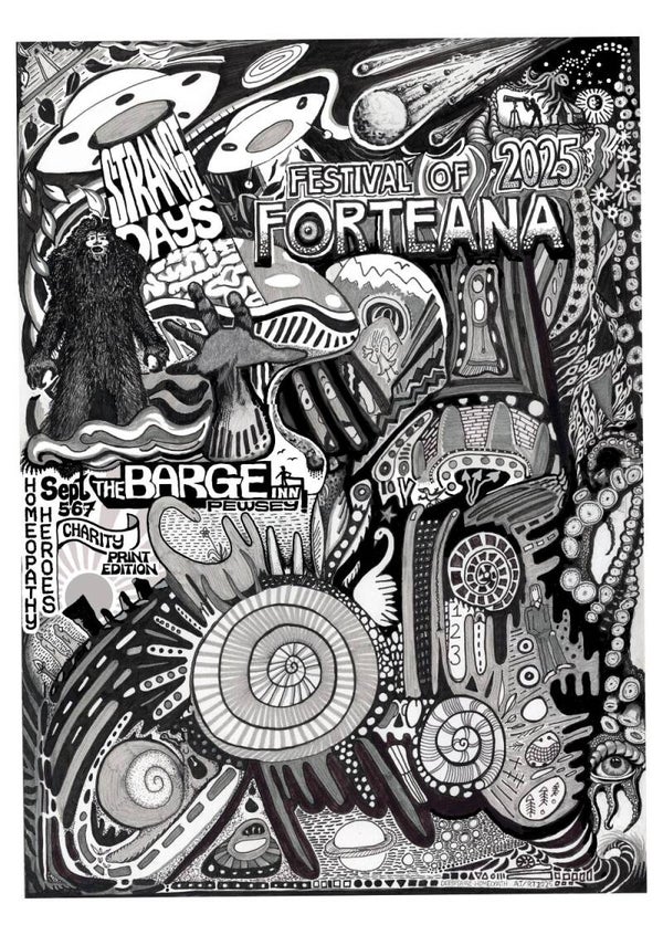 Limited Edition: 100 Prints Only* - Forteana Strange Days Festival 2025 - Homeopathy Heroes Launch Print Edition
