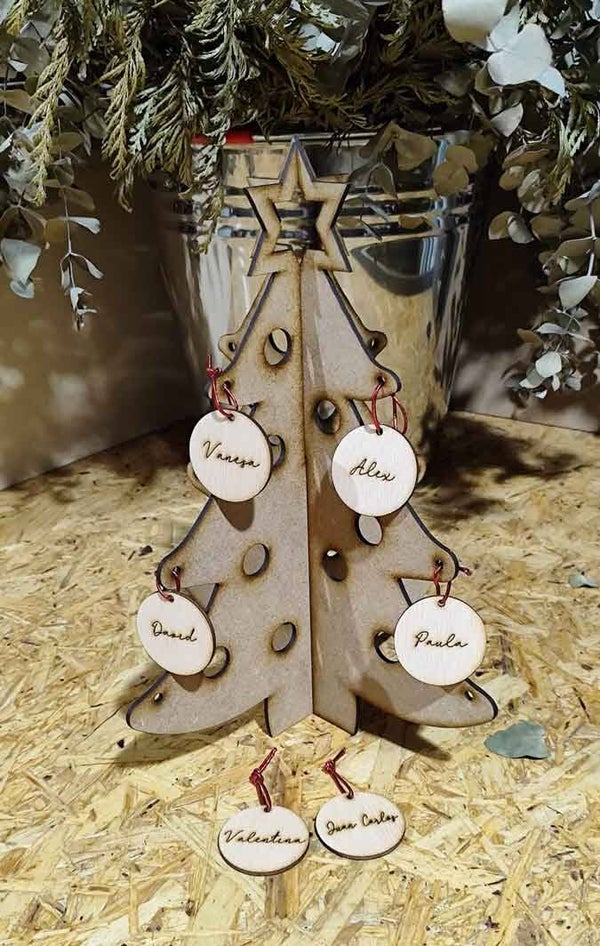 Arbol Navideño con bolas