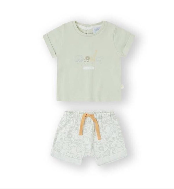 Conjunto Mini SAFARI BOY verde. YATSI