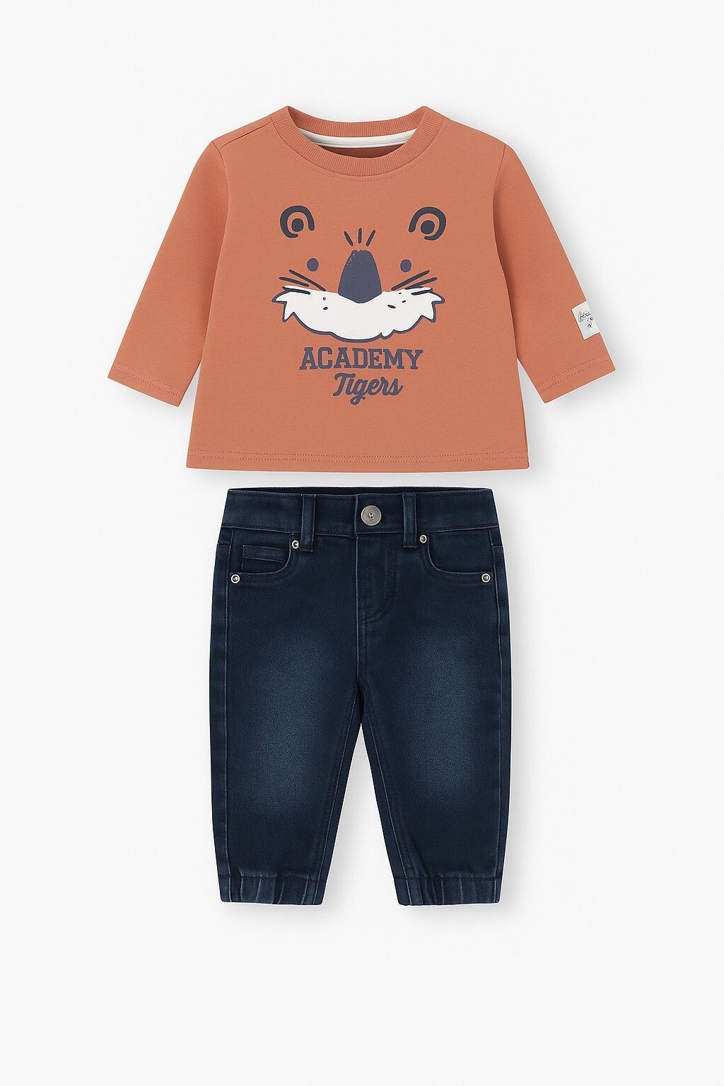 Conjunto infantil de camiseta y denim azul ACADEMY. CANADA HOUSE