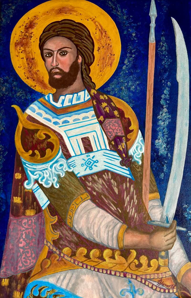 Heiliger Nikita im Kloster Manasija Holy Nikita in Manasija Monastery 