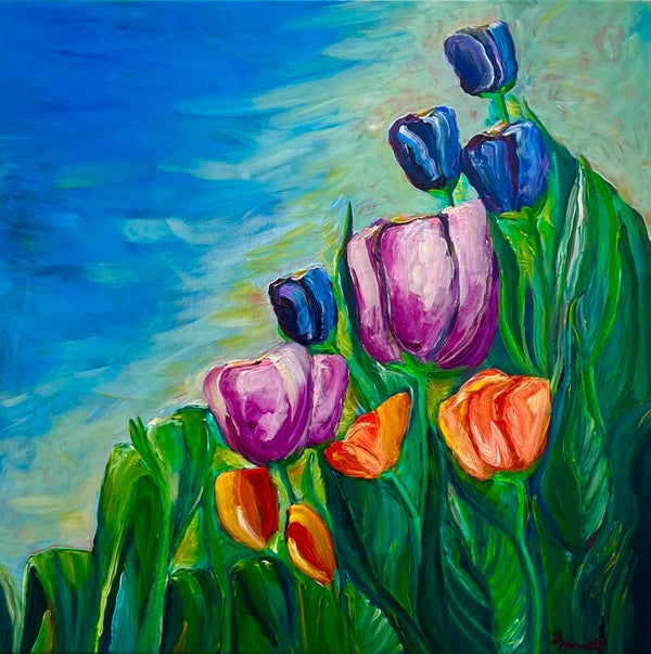 Tulpenfeld - Tulip Field - ORIGINAL