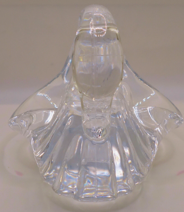 Konvolutverkauf: 8× Schwan-Schale aus transparentem Kunststoff