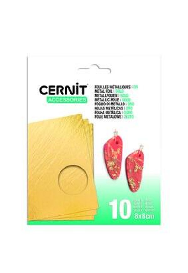 Metallic gouden blaadjes – pak van 10 foliebladen