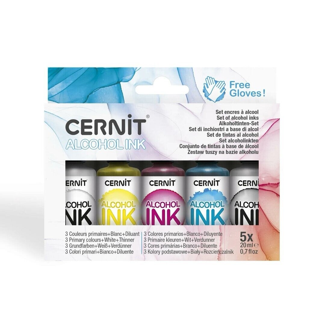 Assortment Cernit Alcohol ink, Primary colors