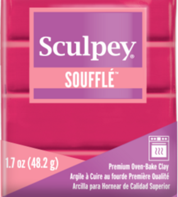 Sculpey Soufflé - Raspberry