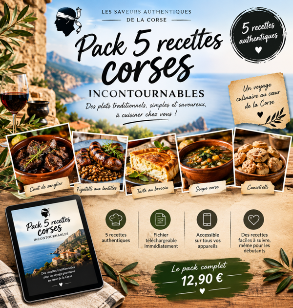 Pack 5 recettes corses incontournables