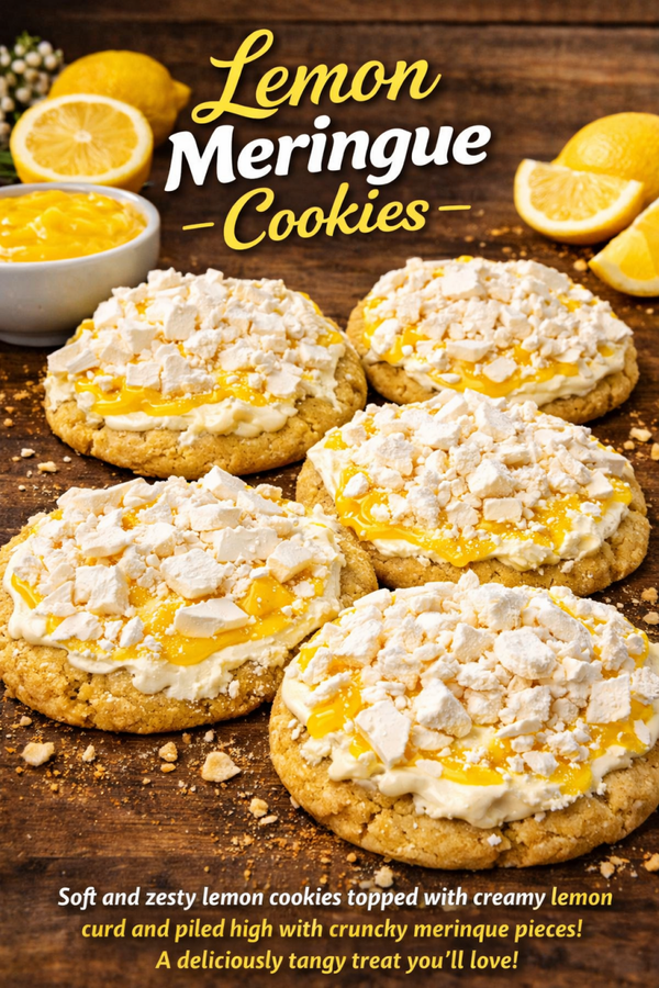 4 x lemon meringue cookies