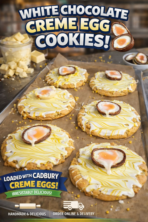 4 x creme egg cookies