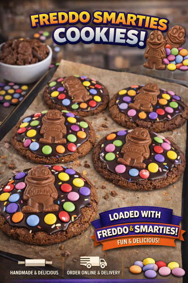 4 x freddo smarties cookies
