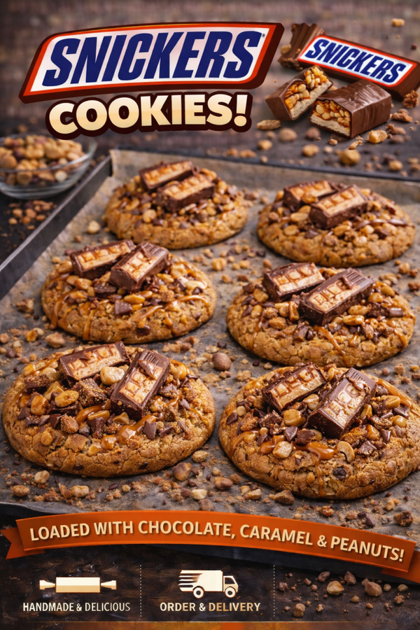 4 x snickers cookies