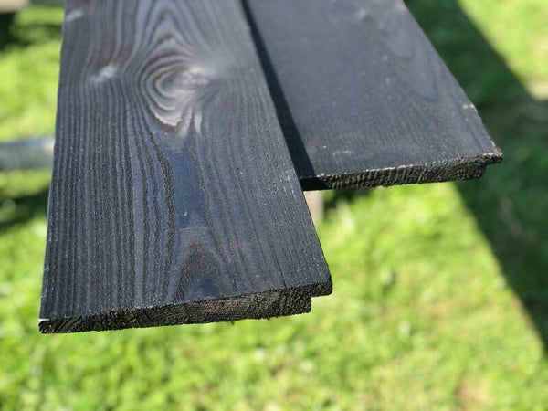 Zweeds rabat zwart gespoten. Werkend 17,5 cm zakelijk