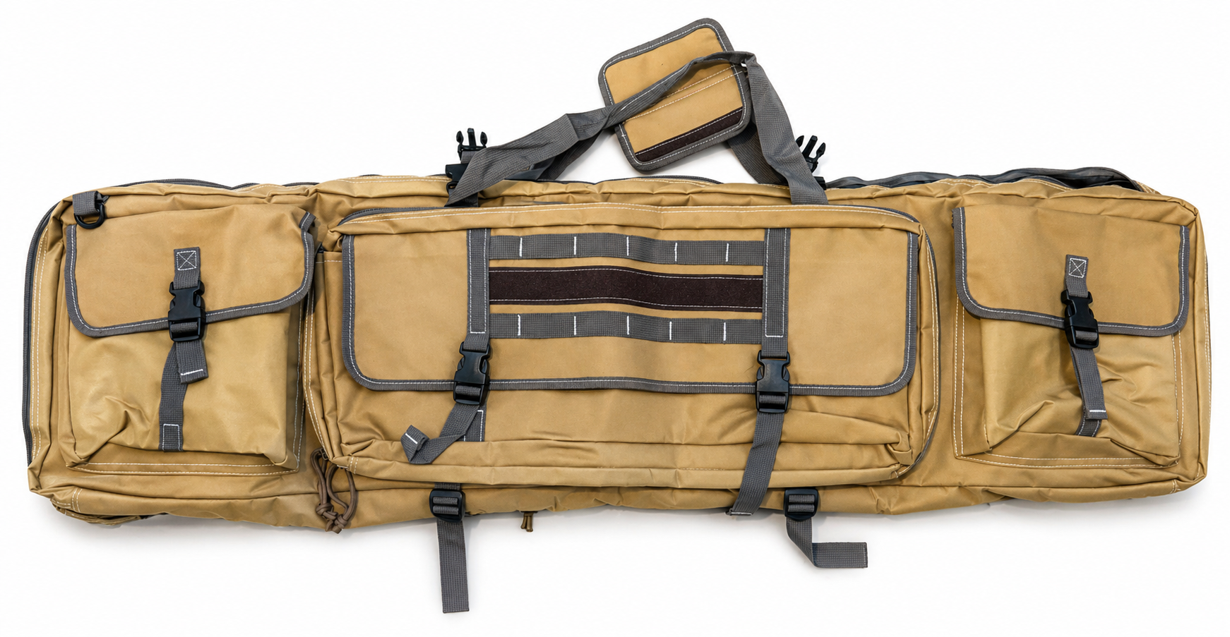 Gewehrtasche für 2 Langwaffen – gepolstert, wasserabweisend & robust (122 cm)