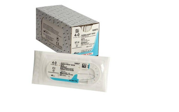 Perma-Hand Seide ST-4, 4-0, Ethicon 18507G