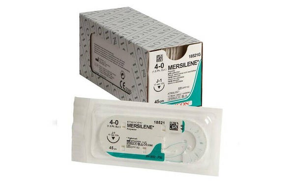 Mersilene J-1, 4-0, Ethicon 18521G