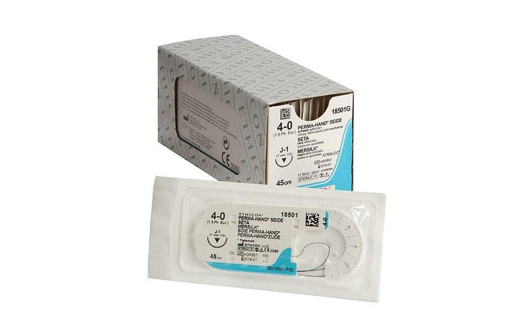 Perma-Hand Seide J-1, 4-0, Ethicon 18501G