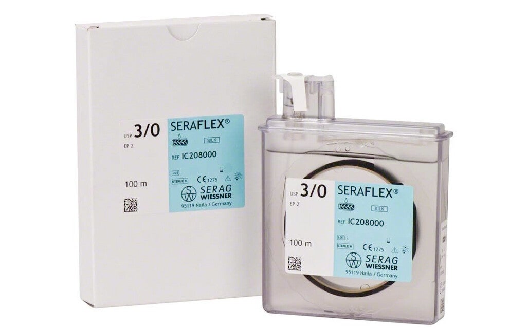 Nahtmaterial Seraflex, Stärke 3-0, metric 2, Serag Wiessner