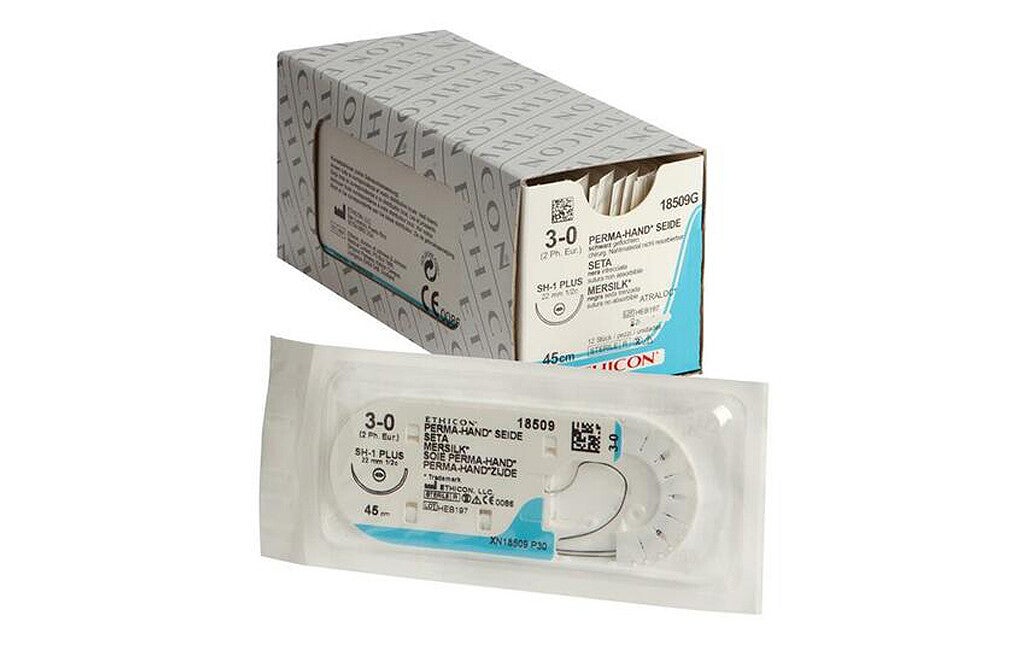 Perma-Hand Seide SH-1, 3-0, Ethicon 18509G