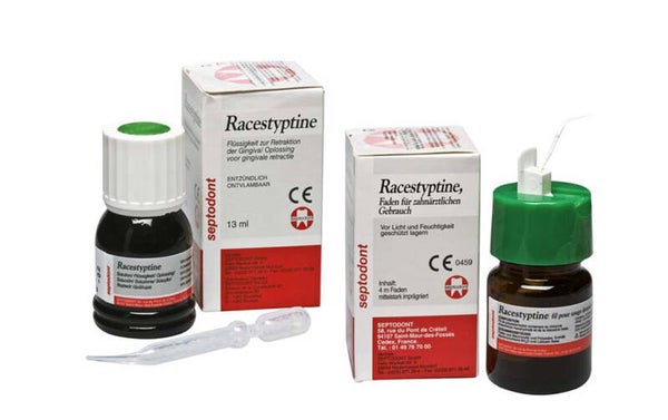 Racestyptine Faden und Lösung, Septodont